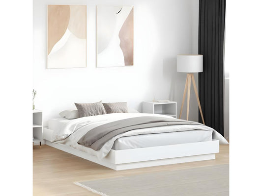 Struttura letto senza materasso, bianco, 140x200 cm, 50745MGHD