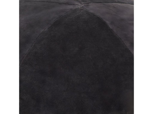 Pouf in velluto di cotone 50x35 cm Antracite 52248DYII