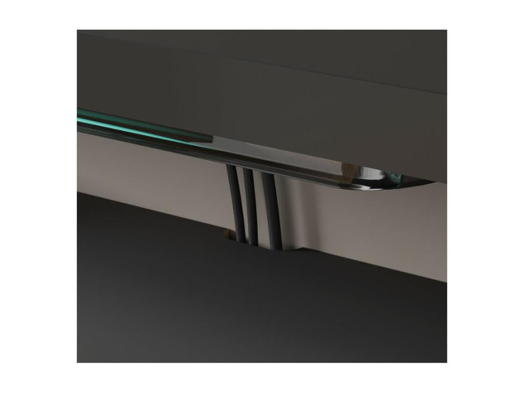 Nidchicshop Mobile TV a parete - Nero - L 90 cm 32799OVMZ