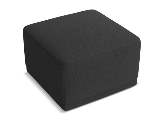 Pouf in tessuto di ciniglia - antracite - Artvivrestore 41259YLRO