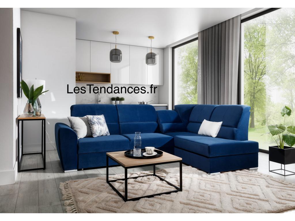 Divano letto angolare destro in velluto beige con gambe in acciaio cromato, Artvivrestore, 270 cm, 49044YAUN