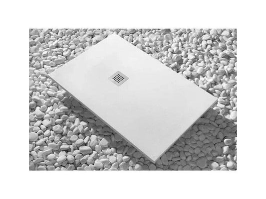 Piatto doccia 72x175 Maisonpuretop Extra Thin Marmoresina Bianco con scarico libero 09930NMRZ