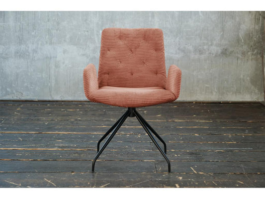 Poltrona - velluto a coste marrone - Nidchicshop 89745JVQI