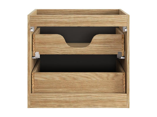 Mobile lavabo Calmetop da 60 cm in legno e nero 03796SYDZ