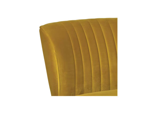 Poltrona in tessuto giallo - Artvivrestore 57175HYTP
