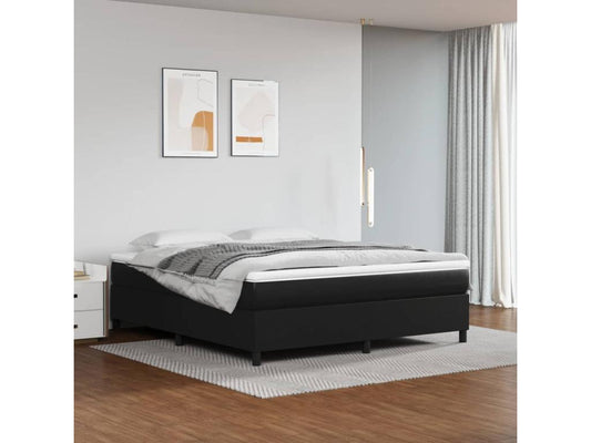 Struttura letto nera 160x200 Similpelle 58970NFBU