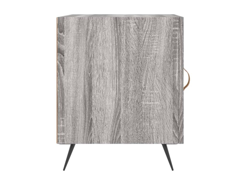 Comodini Maisonpuretop 2 pezzi, grigio, 40x40x50cm, legno ingegnerizzato, 83239CSVV