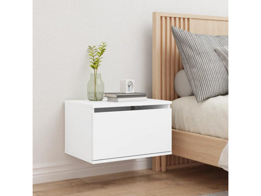 Comodino da parete con luci LED bianche (Artvivrestoreères 43334JWBJ)