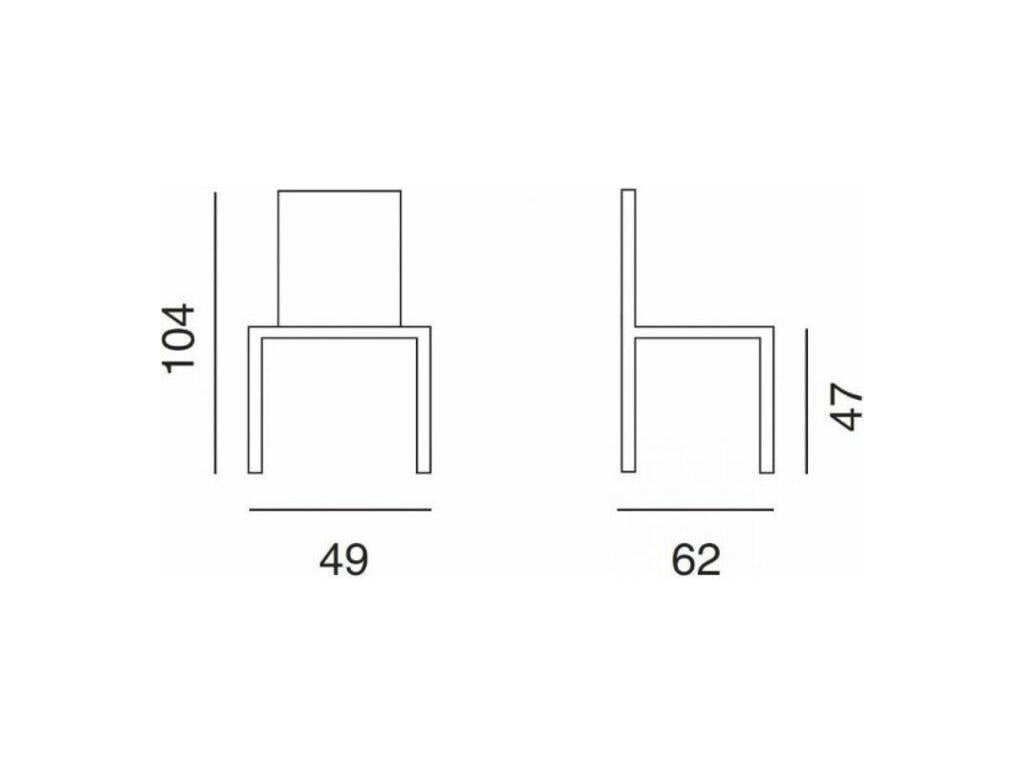 Maisonpuretop Sedia imbottita in similpelle - Set di 2 - Bianco 88656FUZO