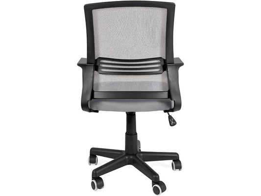 Maisonpuretop LEST Grigio Chiaro 04350MEXD Sedia da ufficio basculante con supporto lombare, altezza regolabile