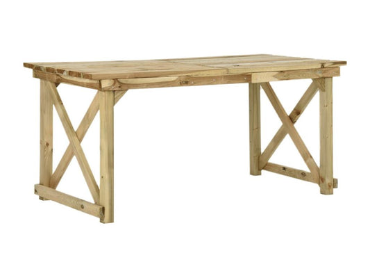 Tavolo da giardino 160x79x75 cm Legno 92093GRES