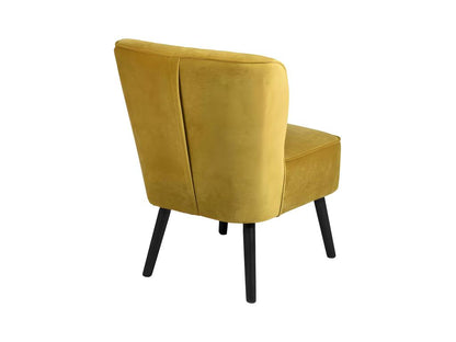 Poltrona in tessuto giallo - Artvivrestore 57175HYTP