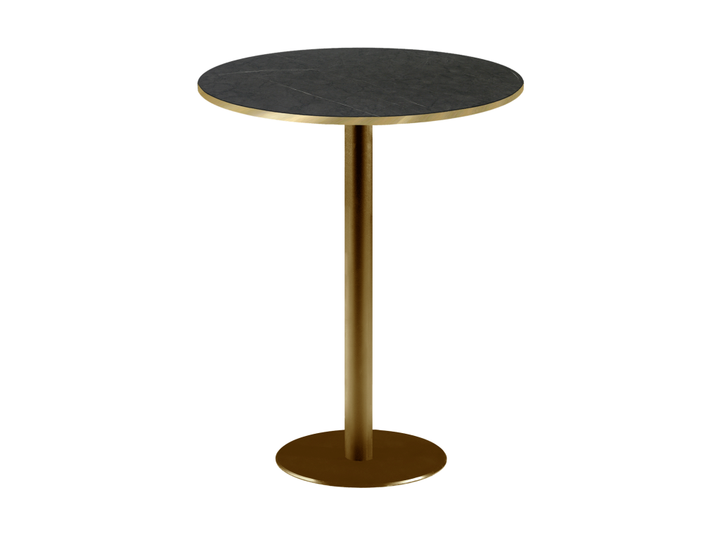 Tavolo alto da bistrot Artvivrestore in pietra nera da 60 cm 64016BPLC