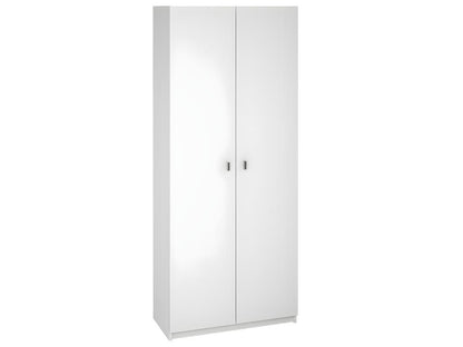 Mobiletto multiuso, bianco - Altezza 180 x Lunghezza 75 x Profondità 35,6 cm 25643QRYA