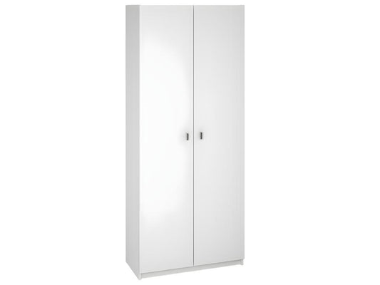 Mobiletto multiuso, bianco - Altezza 180 x Lunghezza 75 x Profondità 35,6 cm 25643QRYA
