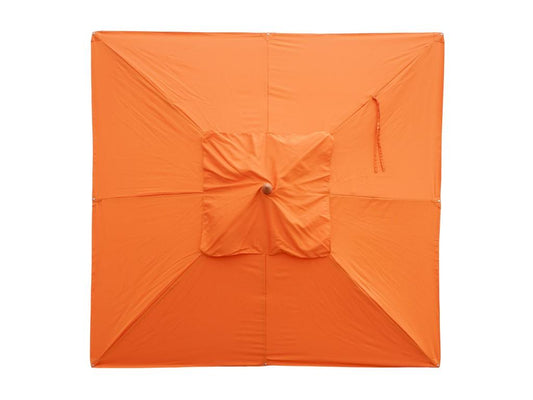 Telo per ombrellone in legno per gastronomia Maisonpuretop-C57 quadrato 4x4m poliestere 3kg - terracotta 94777KXVD