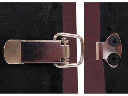 Divano a 3 posti Artvivrestore, rosso-marrone, 21818KWOF