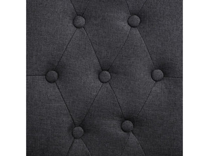 Sedie da pranzo, 6 pezzi, tessuto grigio scuro, 63574EDUR