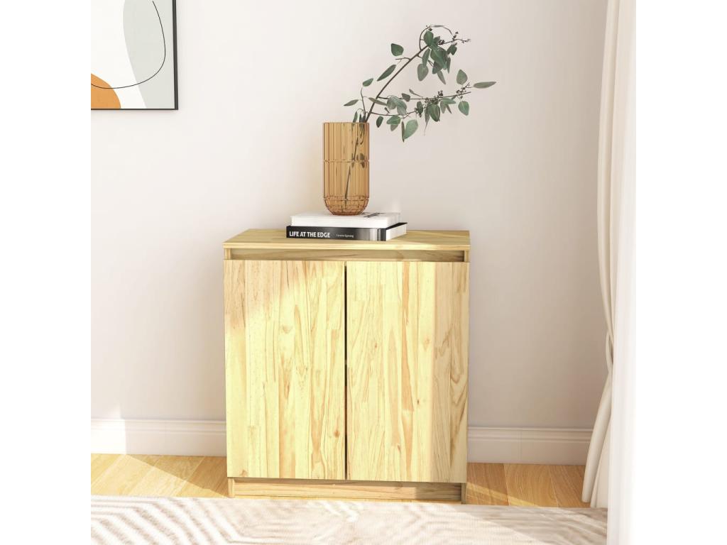 Mobiletto laterale 60x36x65 cm in legno massello di pino 36086GMLG