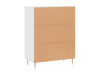 Credenza bianca 69,5x34x90 cm in legno ingegnerizzato 99855GPIQ