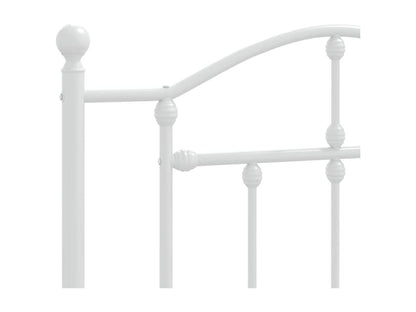 Testiera in metallo bianco 100 cm 50488DRVB