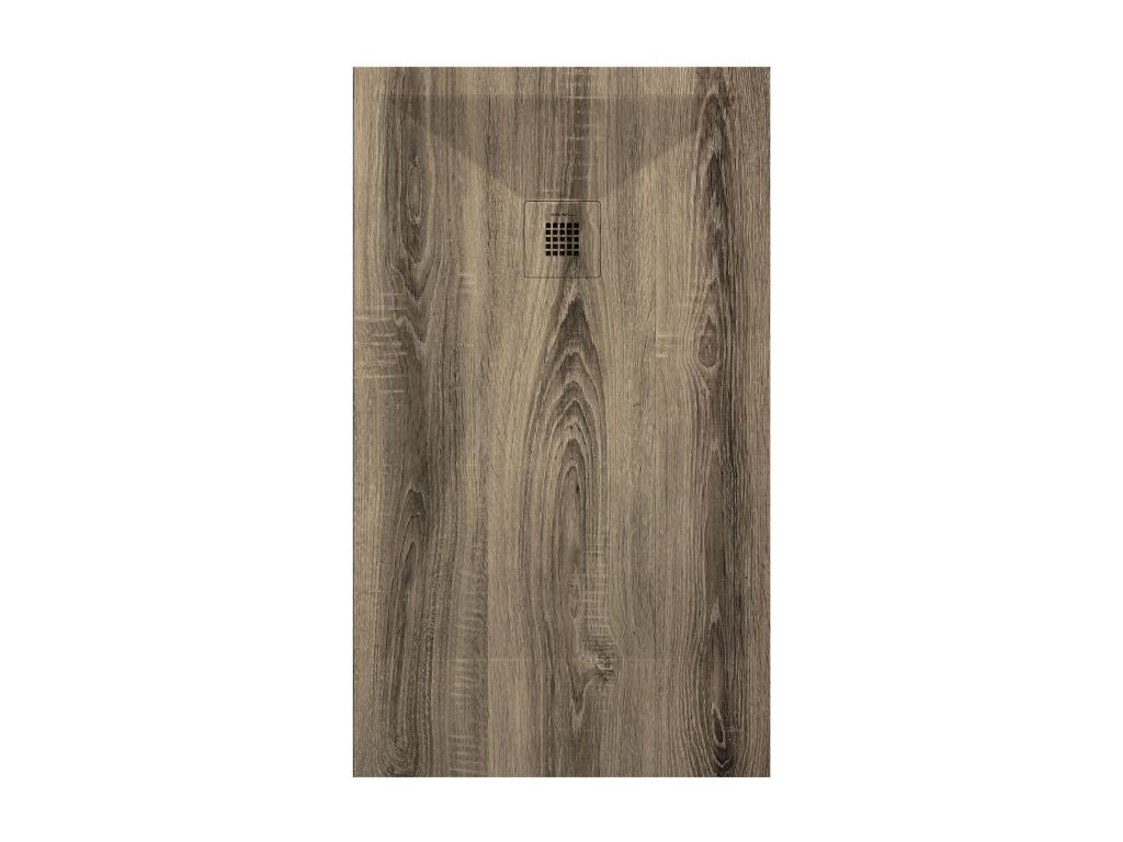 Piatto doccia finitura frassino, finitura liscia, griglia colorata Artvivrestore 3D - 100x70 cm 46656LUHC