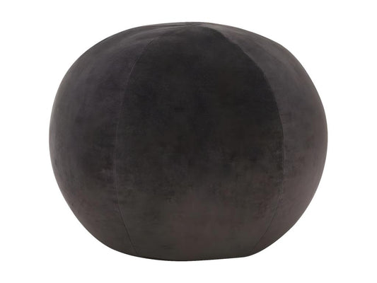 Pouf in velluto di cotone 50x35 cm Antracite 52248DYII