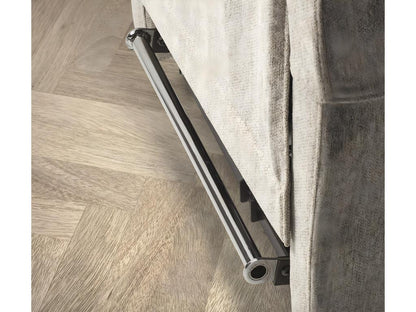 Poltrona reclinabile e sollevabile elettricamente con 2 motori, tessuto Artvivrestore, colore Beige Chiaro, 82255OSTB