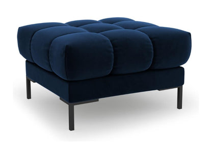 Calmetop - Pouf Calmetop in velluto blu royal - 60x60x41cm 88070YLSC