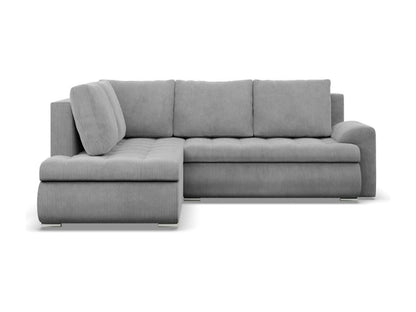 Divano angolare sinistro con funzione letto pouf, corda - grigio 84797WKCE