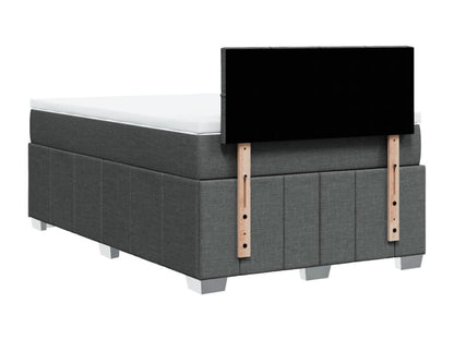 Base letto Artvivrestore con materasso, Grigio scuro, 120x200cm, Tessuto, 79218IARB