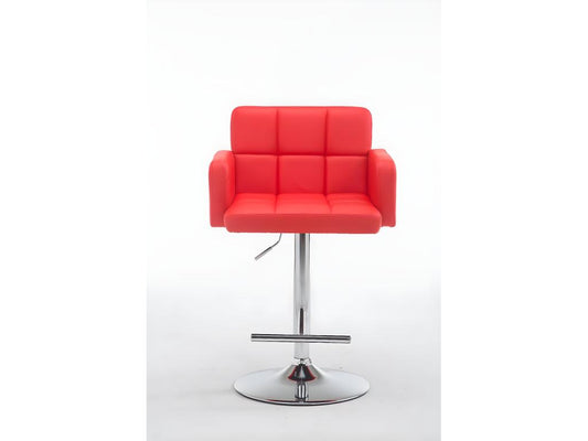 Sgabello da bar - Similpelle / Artvivrestore - Rosso - Los Angeles 87354QVMJ