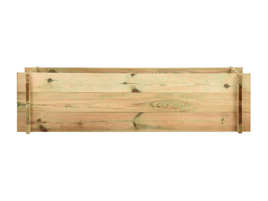 Fioriera rialzata per ortaggi, legno marrone, 120x40x32 cm, 02 0000856 69582LBUY