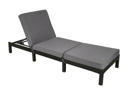 Lettino prendisole nero 196x66x22 cm 2208066 05618SMQR