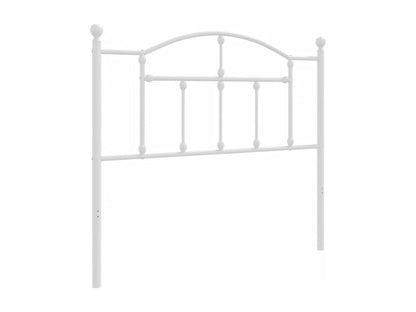 Testiera in metallo bianco 100 cm 50488DRVB