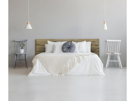 Testiera in legno massello di pino - 4 doghe - 150x60x1,8cm. 52094GLFN