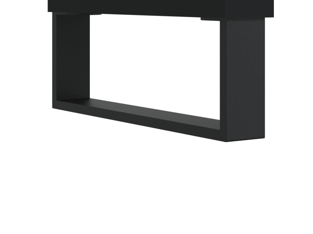 Mobile porta TV nero 80x36x50 cm Legno ingegnerizzato 43987UUBR