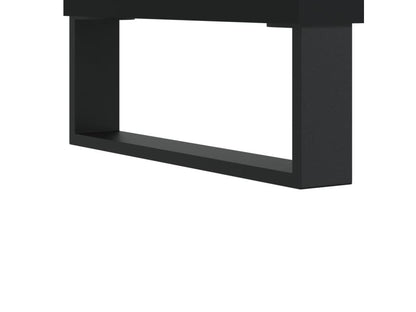 Mobile porta TV nero 80x36x50 cm Legno ingegnerizzato 43987UUBR