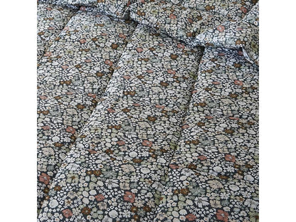 Maisonpuretop - Piumino stampa floreale 260x240 cm 2 federe 60x60 cm 24739EDGO