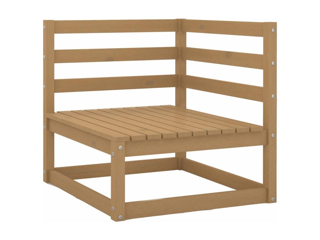Set di mobili da giardino 7 pezzi con cuscini, legno massello di pino 38131LRHQ