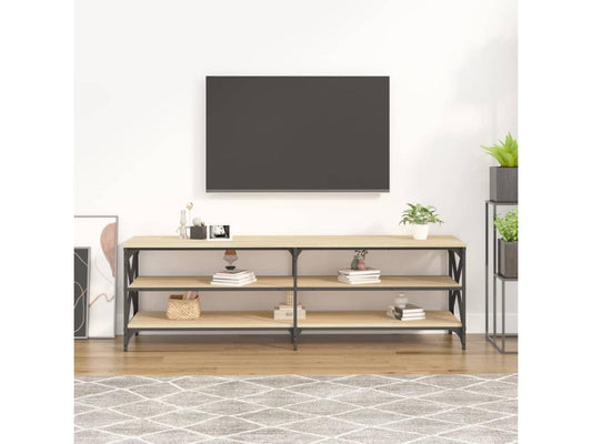 Mobile TV Artvivrestore in rovere, 160x40x50 cm, legno ingegnerizzato, 99174YEIJ
