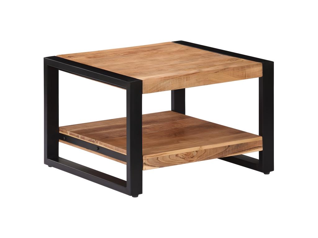 Tavolino da caffè 60x60x40 cm Legno massello Maisonpuretop 11761YAUJ