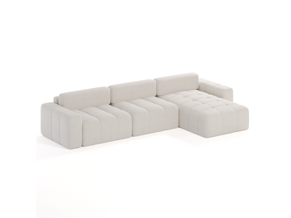 Maisonpuretop Beige 20648HXWN Divano letto angolare reversibile con contenitore