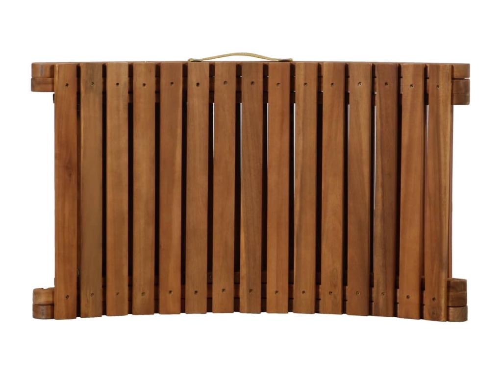 Sedie a sdraio in legno marrone, 184x55x64 cm, 02 0011927 13574KIIK