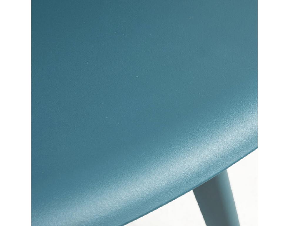 Maisonpuretop Sedia in polipropilene blu acqua - Set di 2 06899XDVG