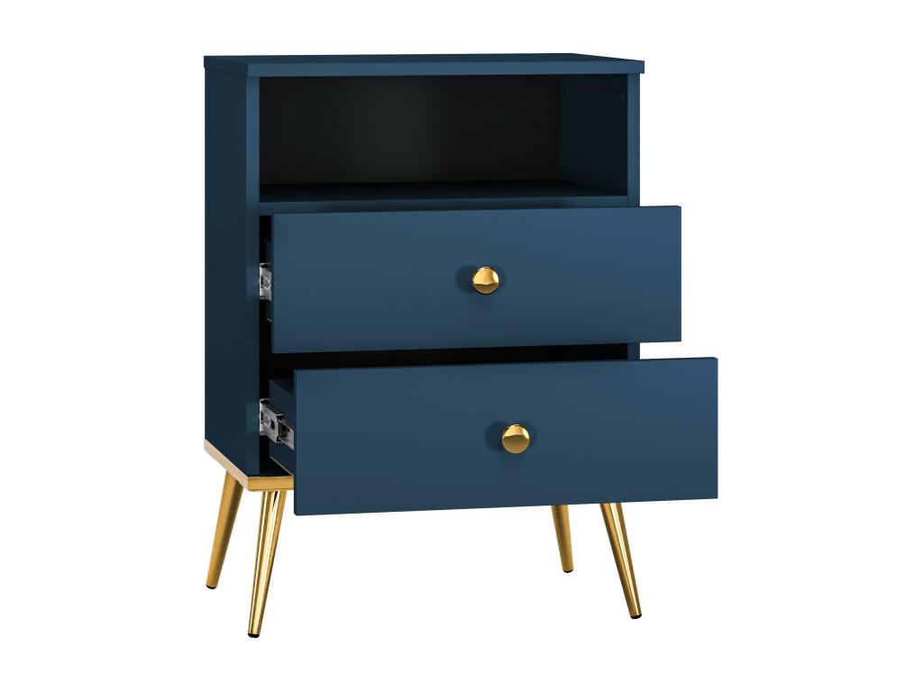 Comodino Marine NS50 2D 50x34x70 Blu 42158ZFKH