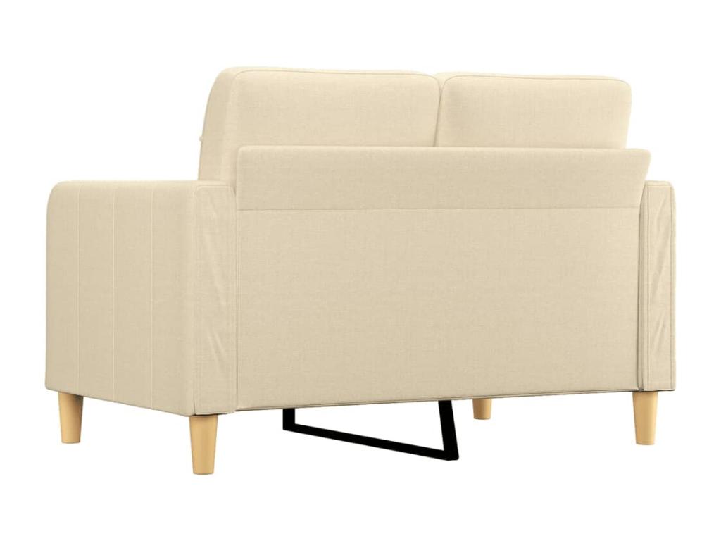 Divano 2 posti, crema, 120 cm, tessuto, 35315PKEK