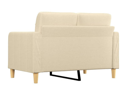 Divano 2 posti, crema, 120 cm, tessuto, 35315PKEK