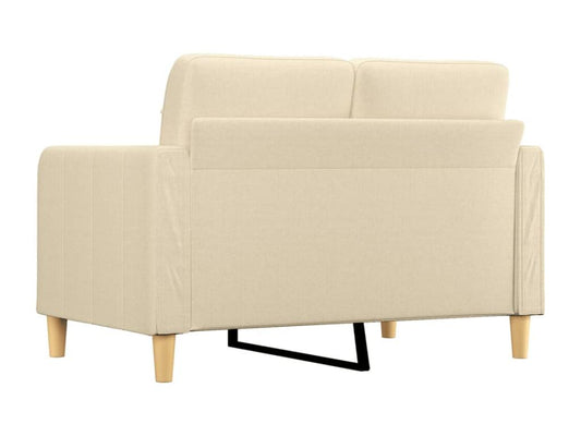 Divano 2 posti, crema, 120 cm, tessuto, 35315PKEK