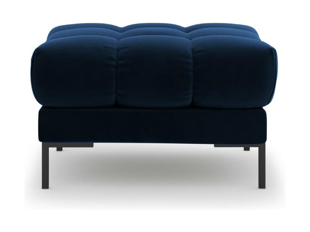 Calmetop - Pouf Calmetop in velluto blu royal - 60x60x41cm 88070YLSC